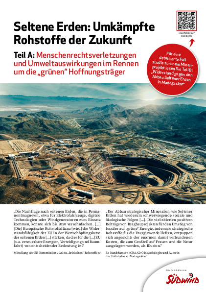 Cover: Factsheet Seltene Erden